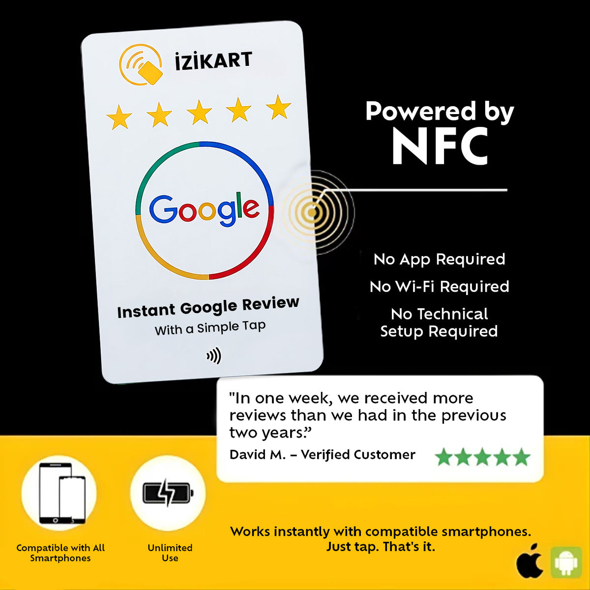 IziKart Google Review Card